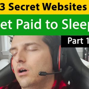 3 Secret Websites: Get Paid to Sleep! #Shorts