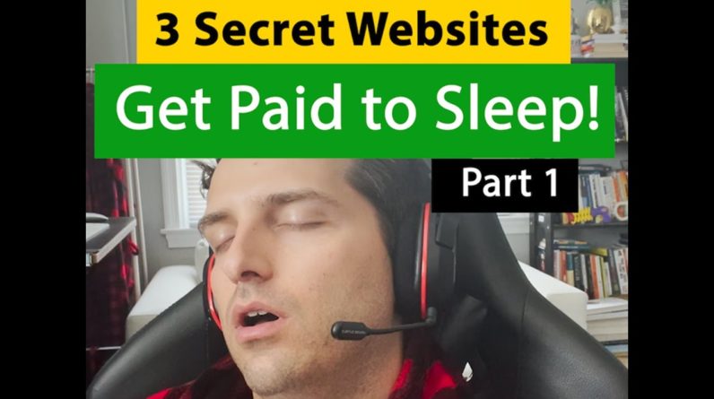 3 Secret Websites: Get Paid to Sleep! #Shorts