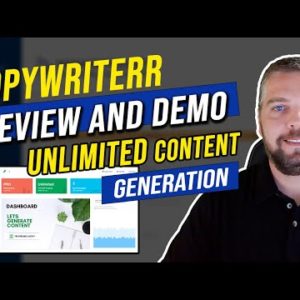 Copywriterr Review & Demo | UNLIMITED AI Content Generator Copywriterr