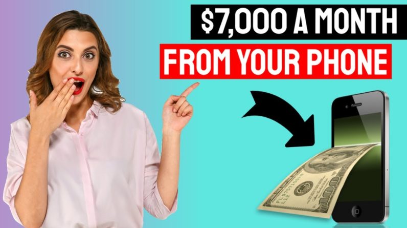 Make $7,000 a Month From Your Cellphone - Just Answering Questions!