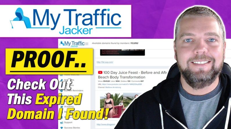 My Traffic Jacker 2.0 Review + Proof: How To Find Expired Domains Using My Traffic Jacker