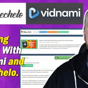 Speechelo + Vidnami: How To Create Videos Fast