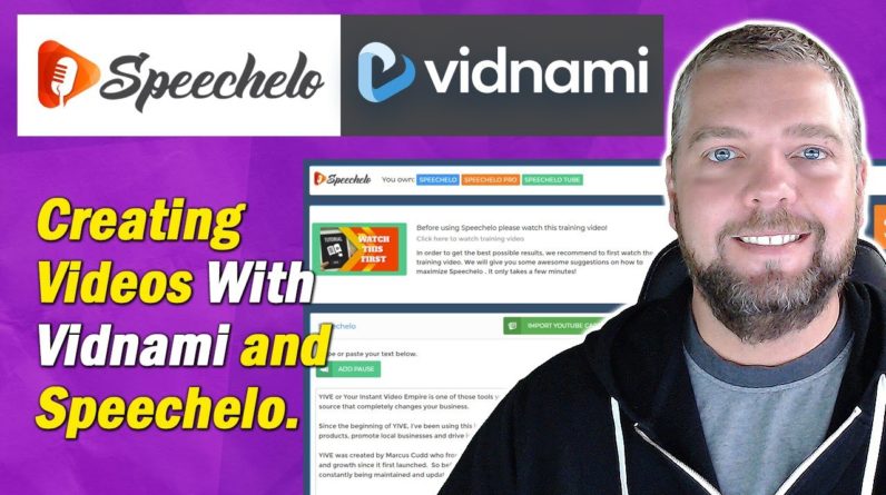 Speechelo + Vidnami: How To Create Videos Fast