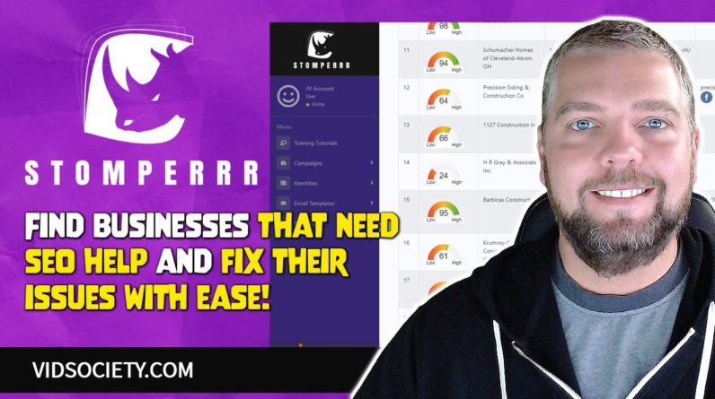 Stomperrr Review & Demo: Find Businesses That Need SEO Help