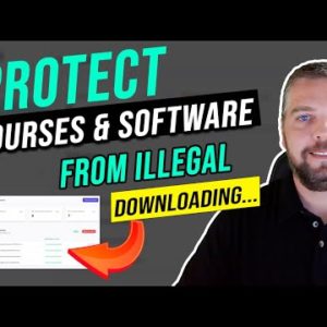 How To Protect Digital Courses & Software From Illegal Downloads | Copyright Protection [PROOF]