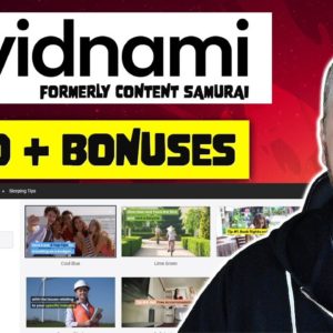 Vidnami Review (Content Samurai) + Demo and Bonuses