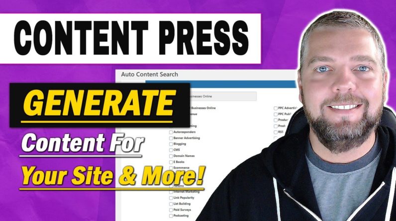 What is Content Press?  Watch My ContentPress Review & Demo