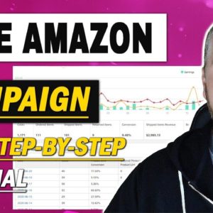 YIVE Amazon Campaign Setup With Earnings [STEP-BY-STEP]