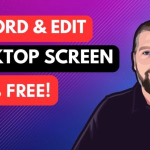 How To Record Desktop Screen Tutorial | Free Screen Recording Software