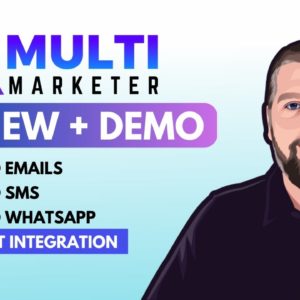 AI Multimarketer Review and Demo | UNLIMITED Emails, SMS & Whatsapp WITH ChatGPT