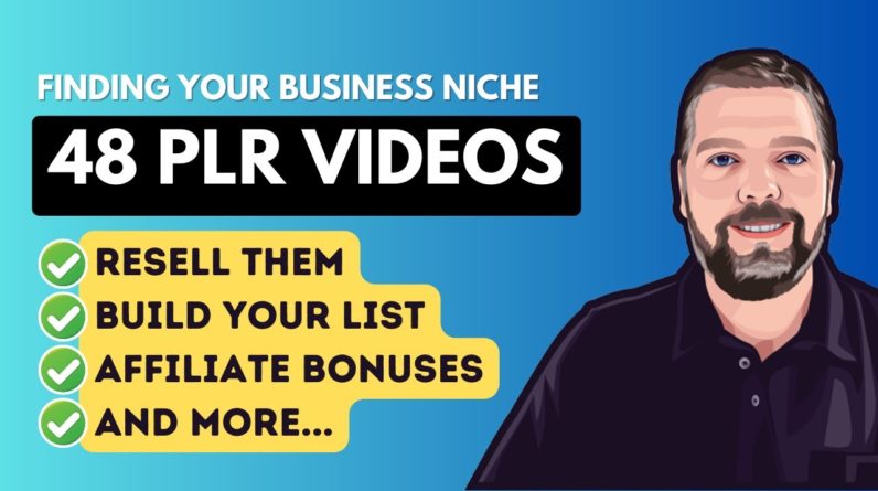 Find Your Ideal Business Niche PLR | 48 High Quality PLR Videos