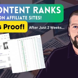 PROOF: AI Content Ranks In Google For Affiliate Websites